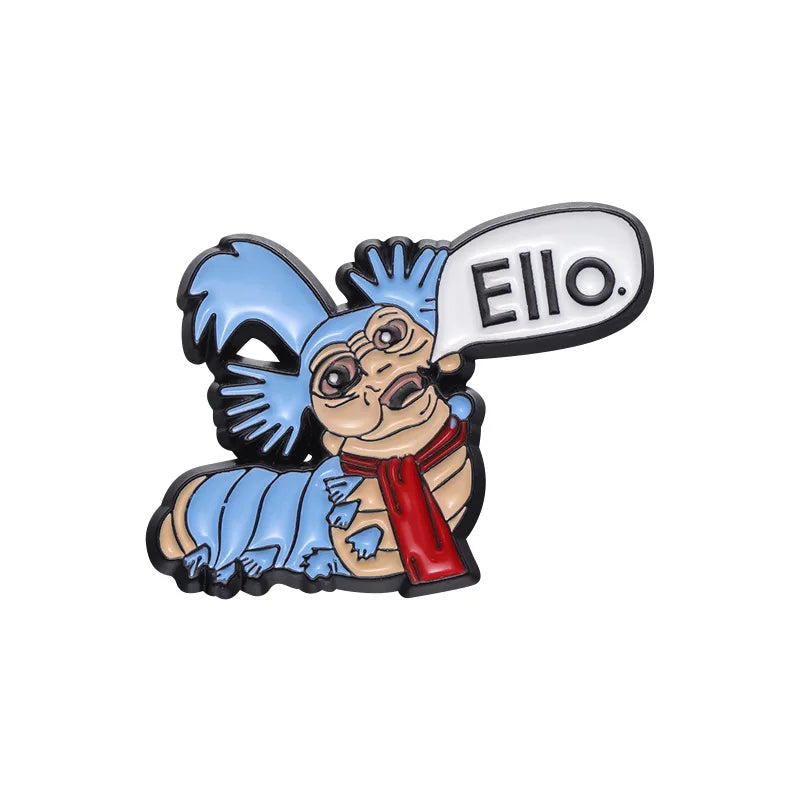 Labyrinth Ello Worm Pin