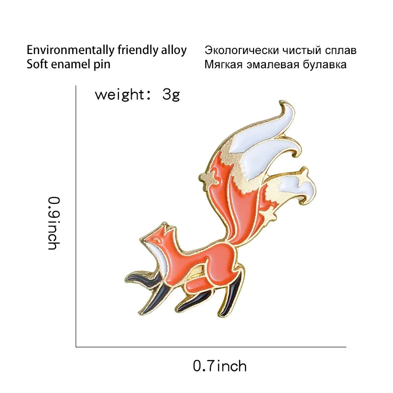 Mini Fox Pin