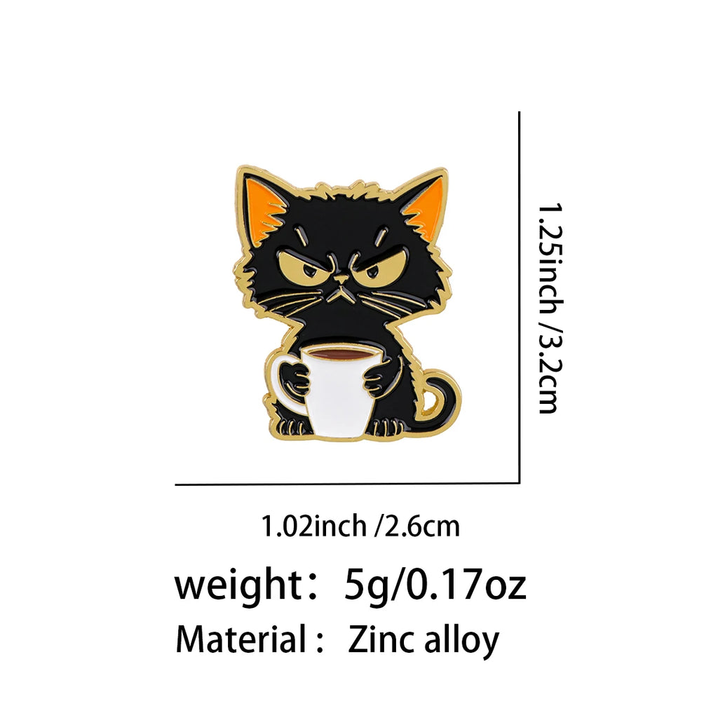 Grumpy Cat Coffee Pin