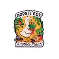 Ups! Ich habe noch eine Pflanzen-Enten-Anstecknadel bekommen