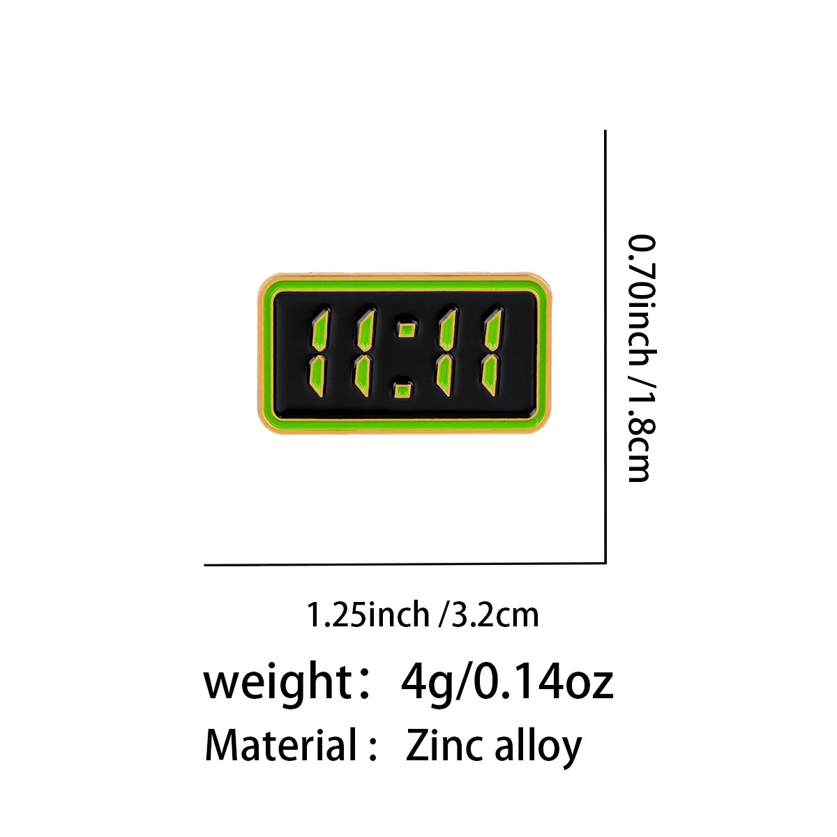 "11:11" Pin