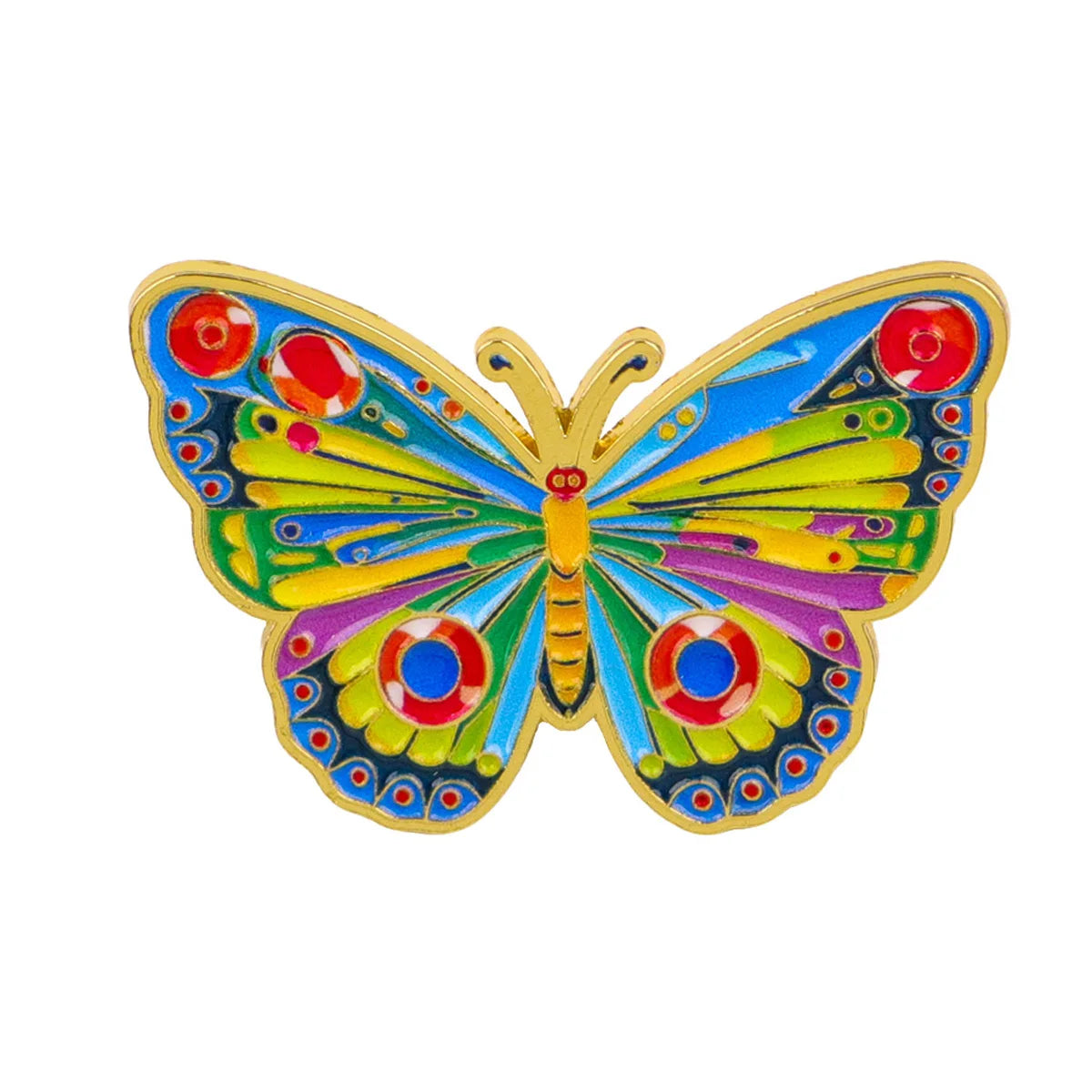 Colorful Moth Pin
