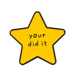 Humorous Quote Star Pin