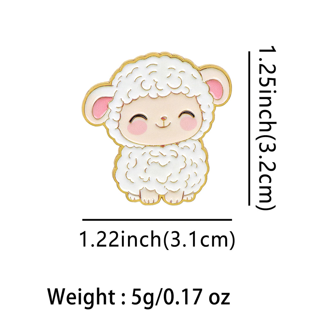 Smiling Little Lamb Pin