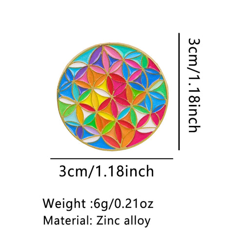 Flower of Life Pin