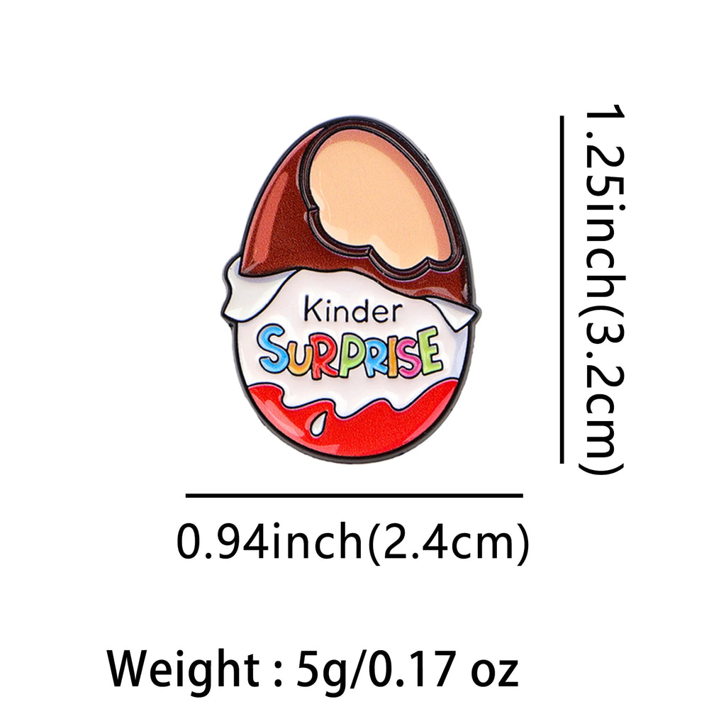 Kinder Überraschung Schokoladenei Anstecker
