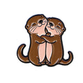 Hugging Otters Pin
