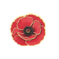 Red Flowers Enamel Pin Poppy Brooch Pines Lapel Pins Badge on Backpack Clothing Accessories Fashion Jewelry Friends Gifts