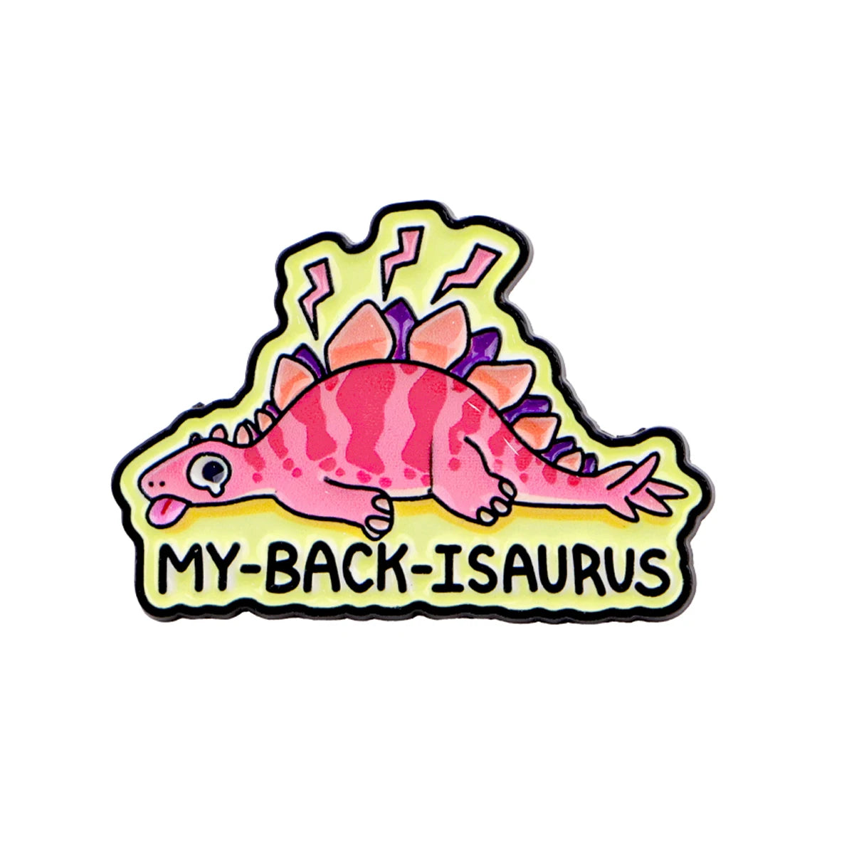 My Back-Isaurus Dinosaur Pin