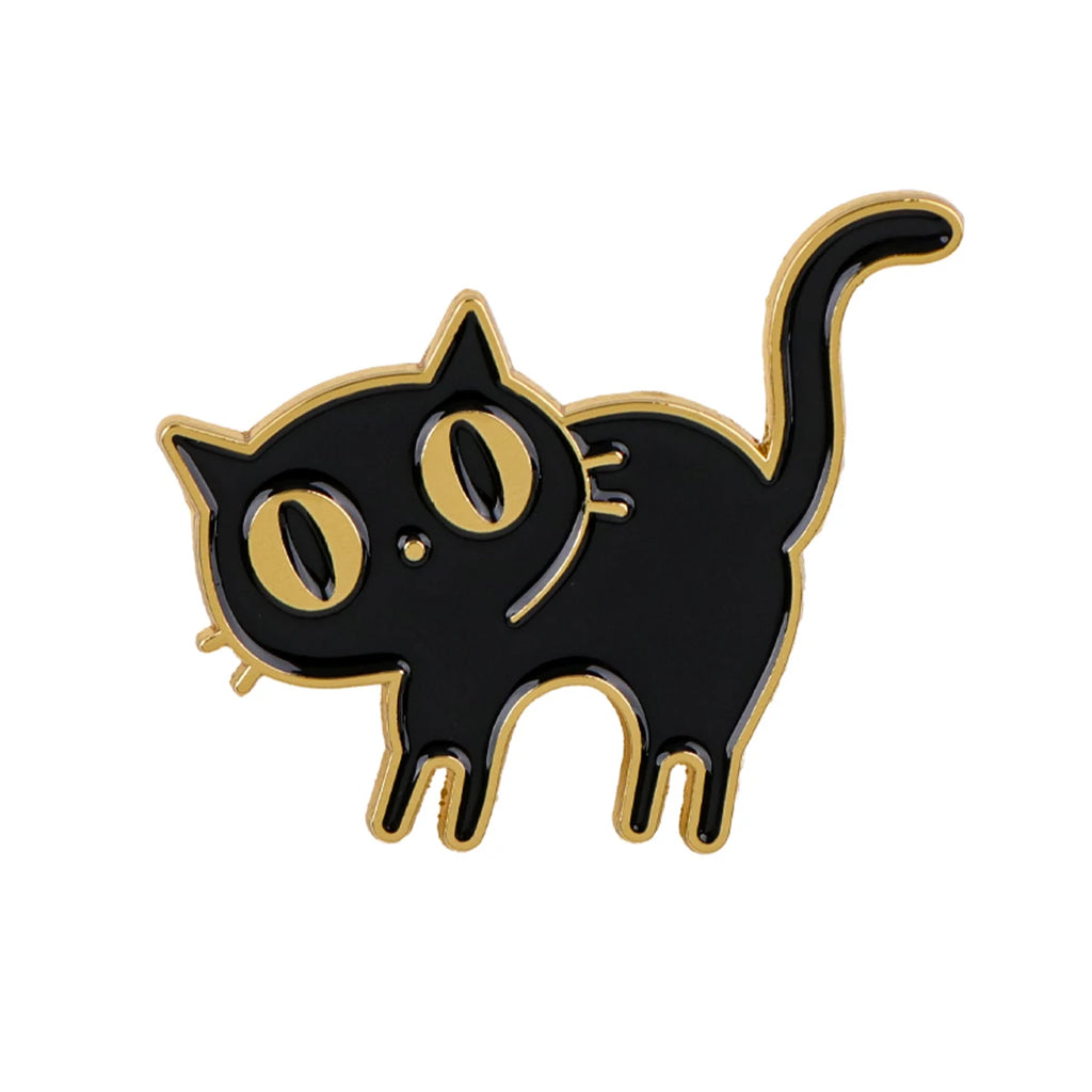 Cute Black Cat Pin