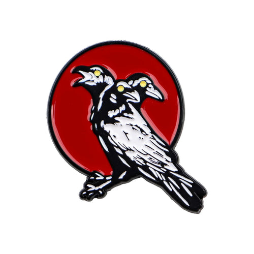 Dreiäugige Raben-Anstecknadel