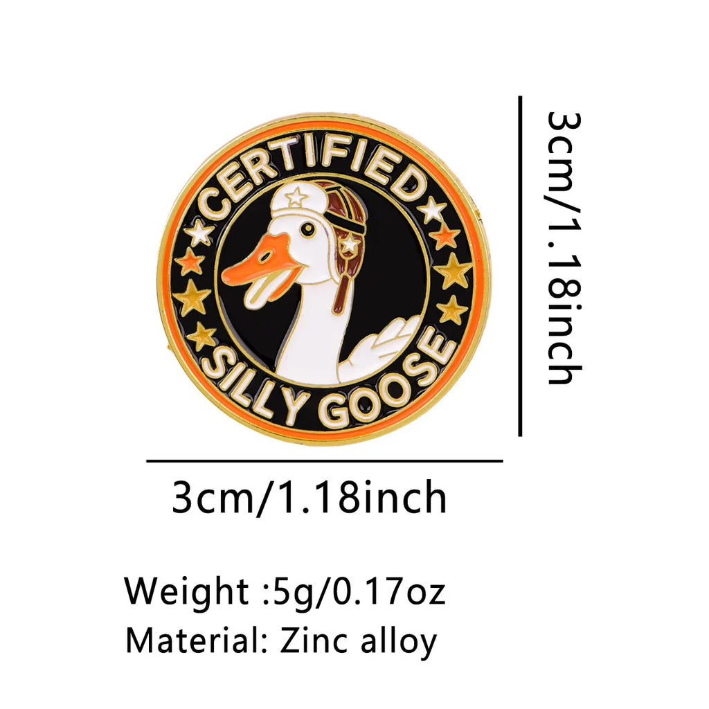 Certified Silly Goose Pin