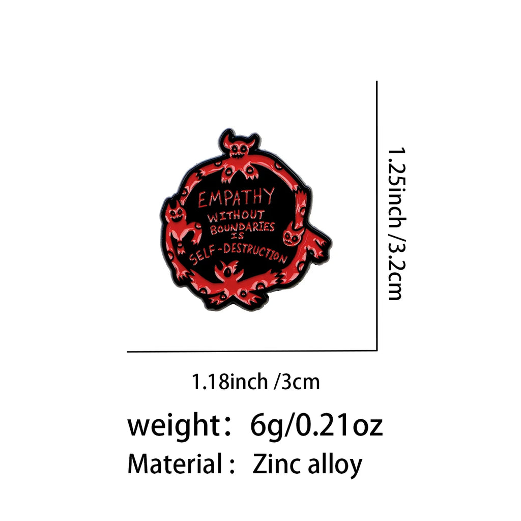 Empathy Without Boundaries Devil Pin