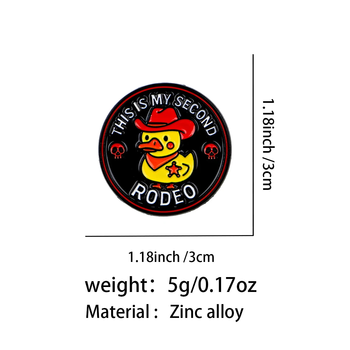 This Is My Second Rodeo Duck Pin
