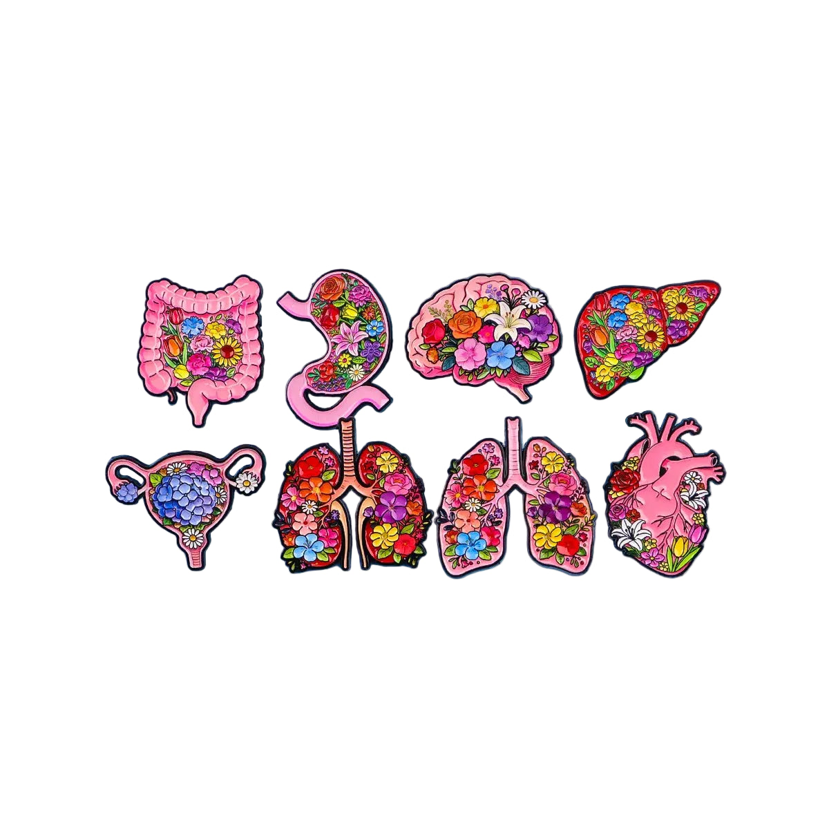 Floral Organs Pin