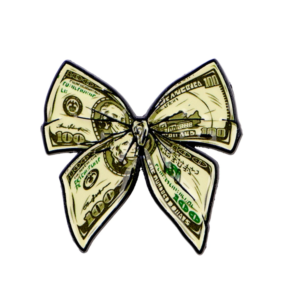 Dollar Bill Bow Pin