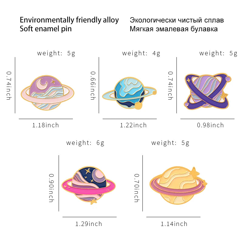 Dream Planet Pins