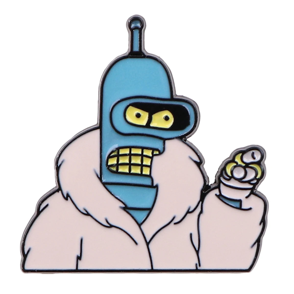 Cute Robot and Toad Pins
