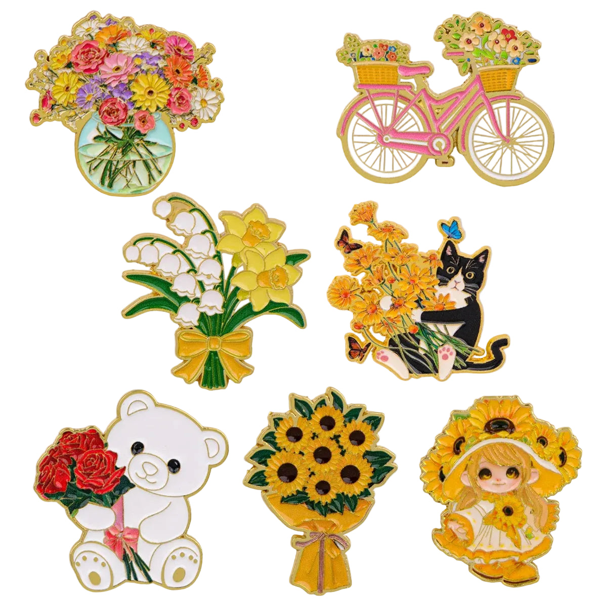 Flowers Theme Pin