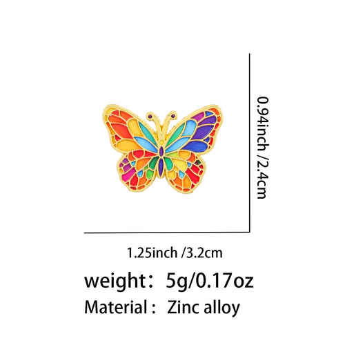 Vlinderspeld met regenboogmozaïek