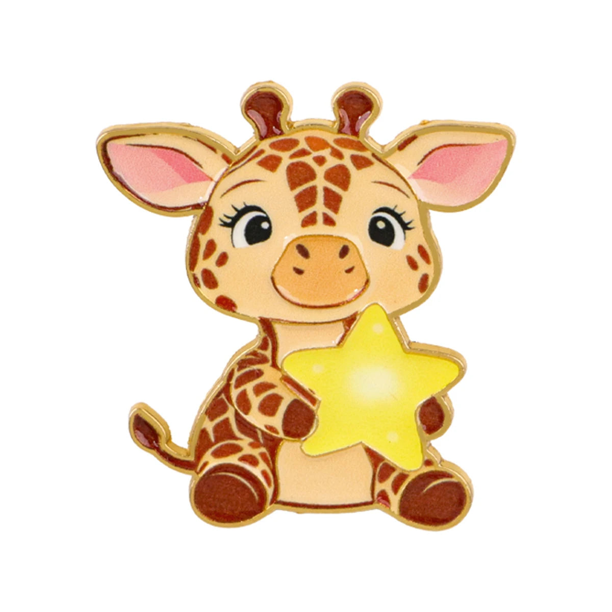 Girafe Star Pin