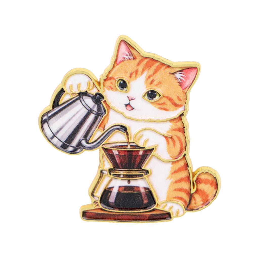 Coffee Cat Pin Collection