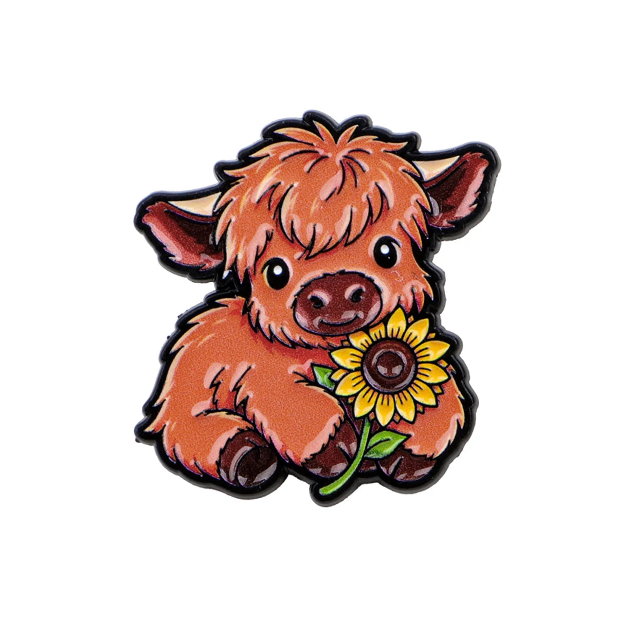 Cute Highland Cow Pins