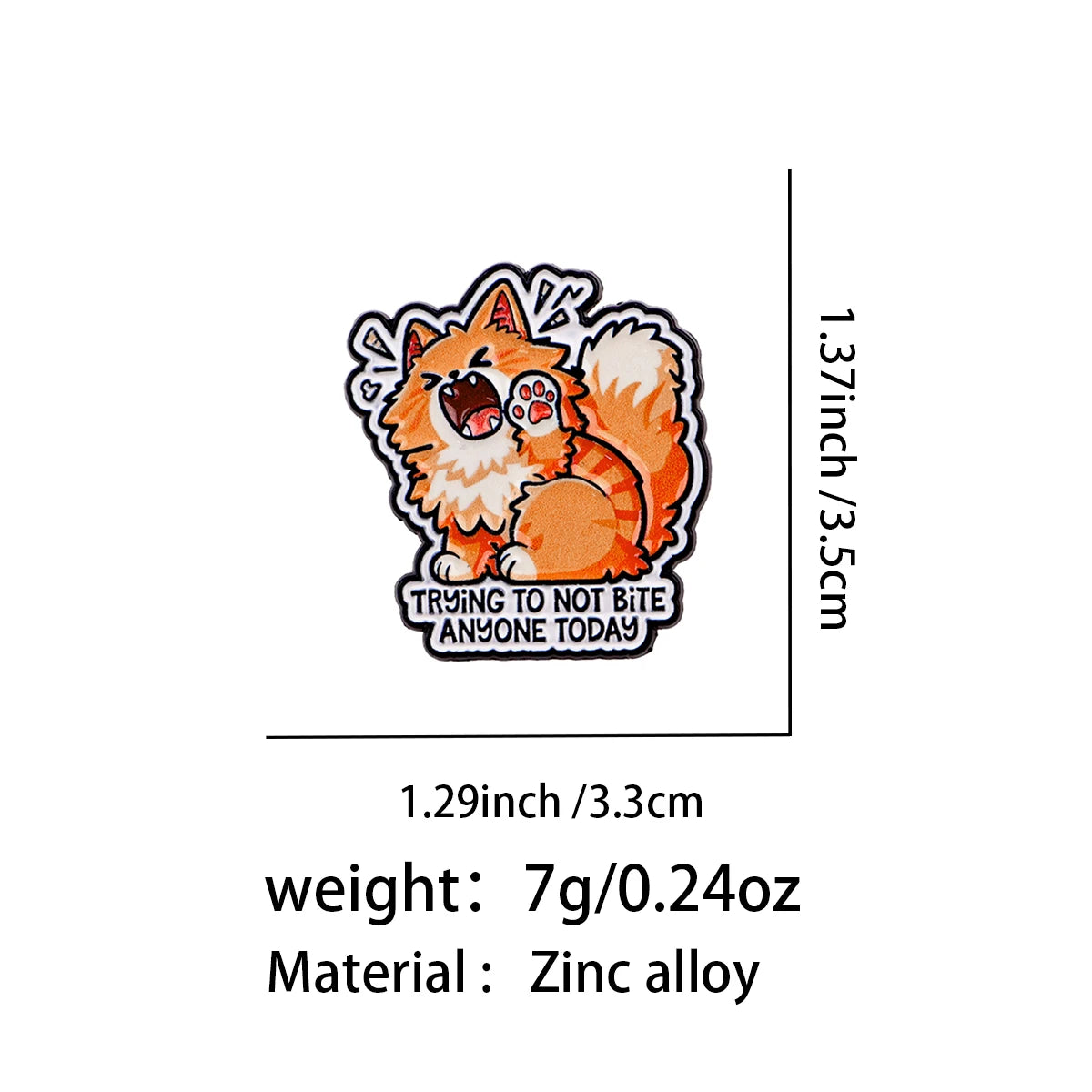 Trying To Not Bite Anyone Today Pin