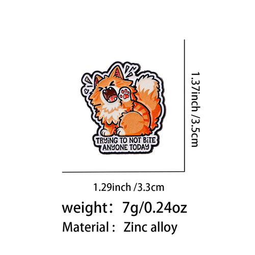 Trying To Not Bite Anyone Today Pin