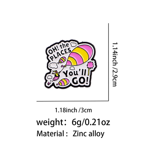 "OH! the PLACES You'll GO! " Pin