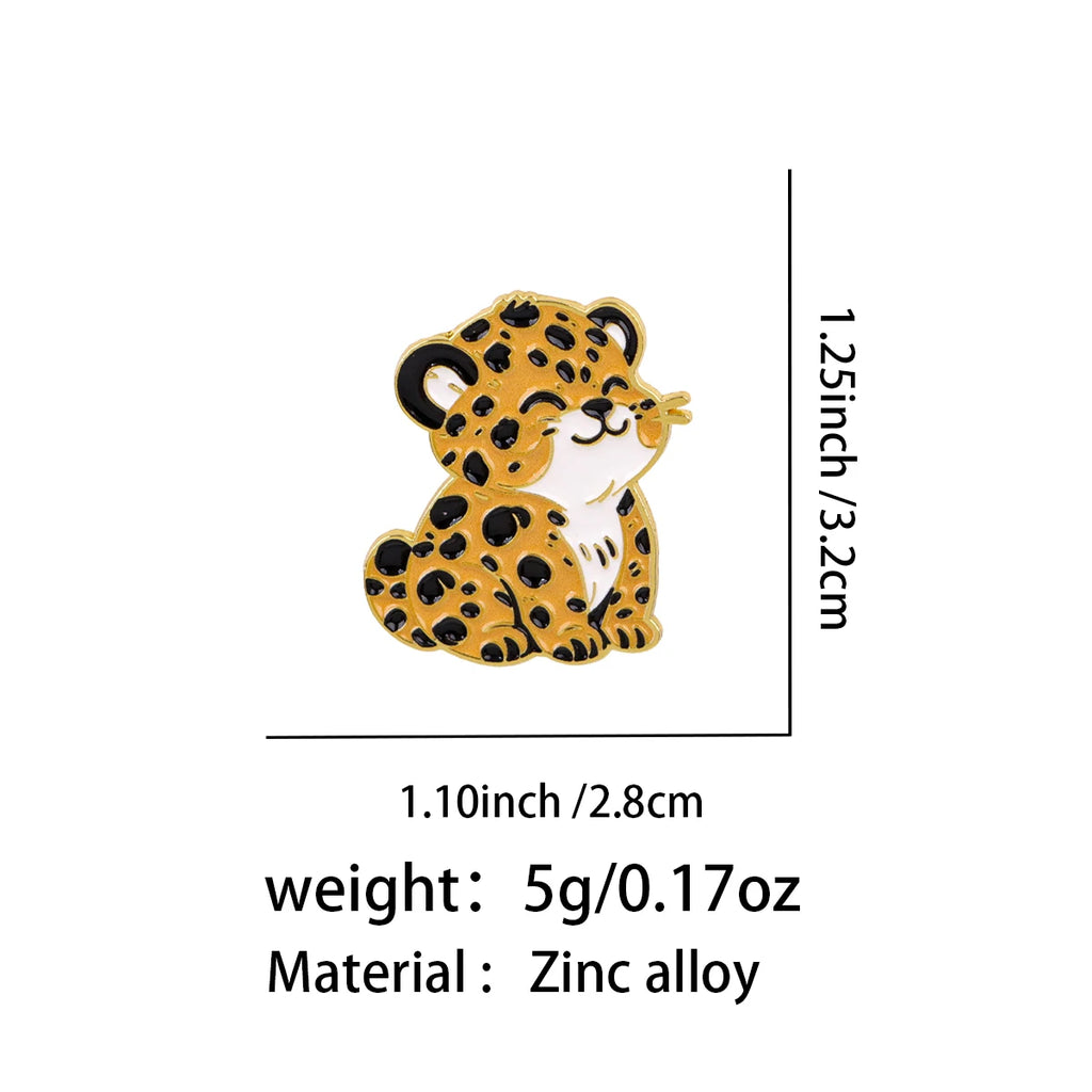 Leopard Cub Pin