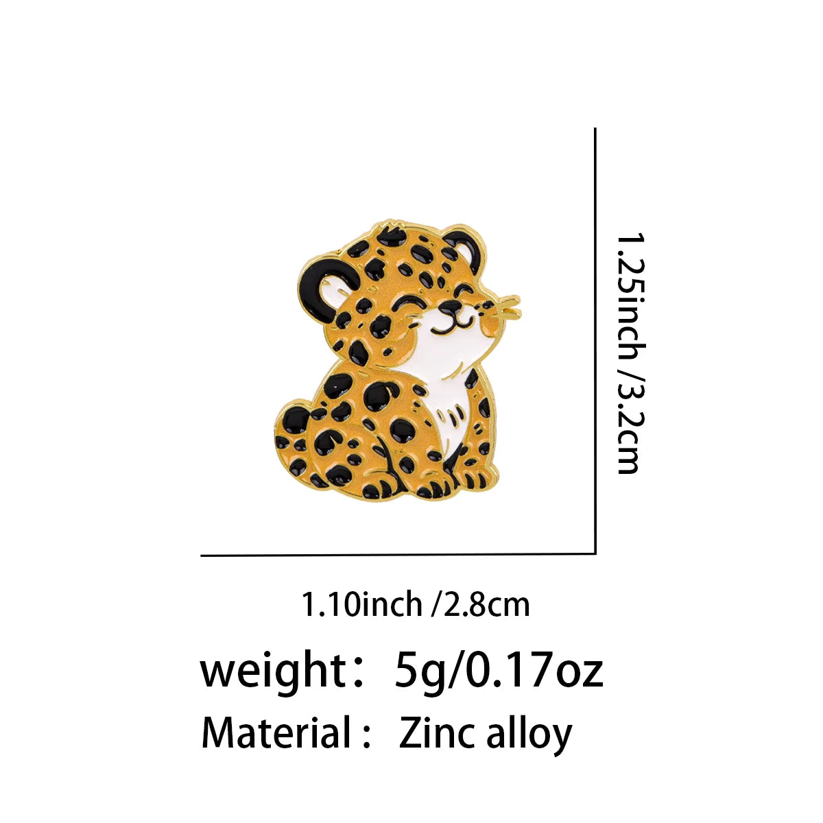 Leopard Cub Pin