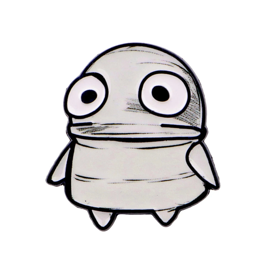 Wide-Eyed Little Robot Pin