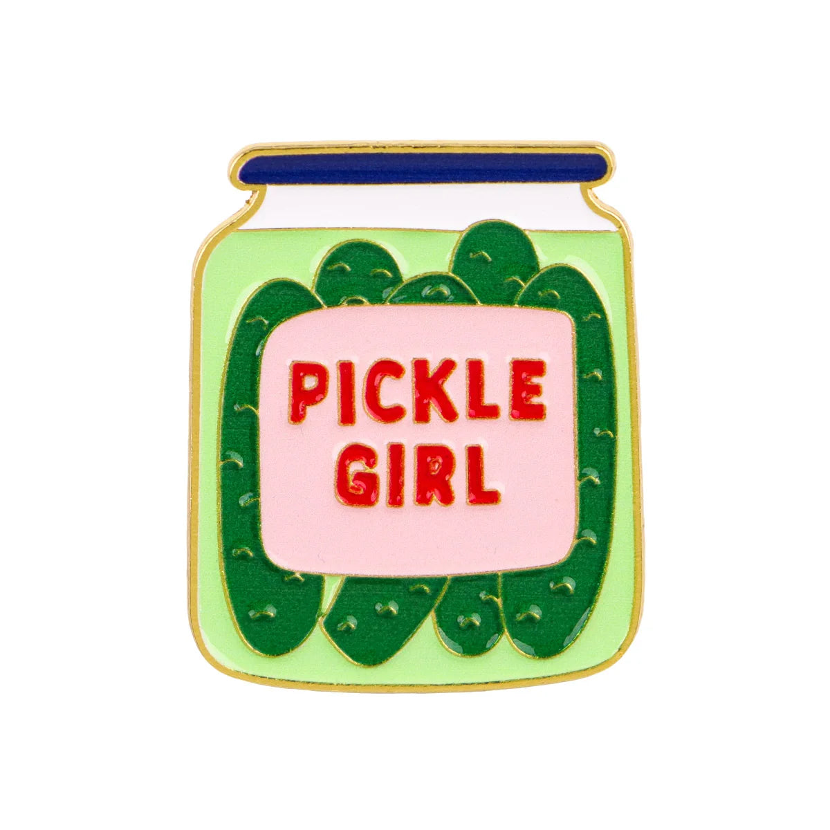"Pickle Girl" Jar Pin