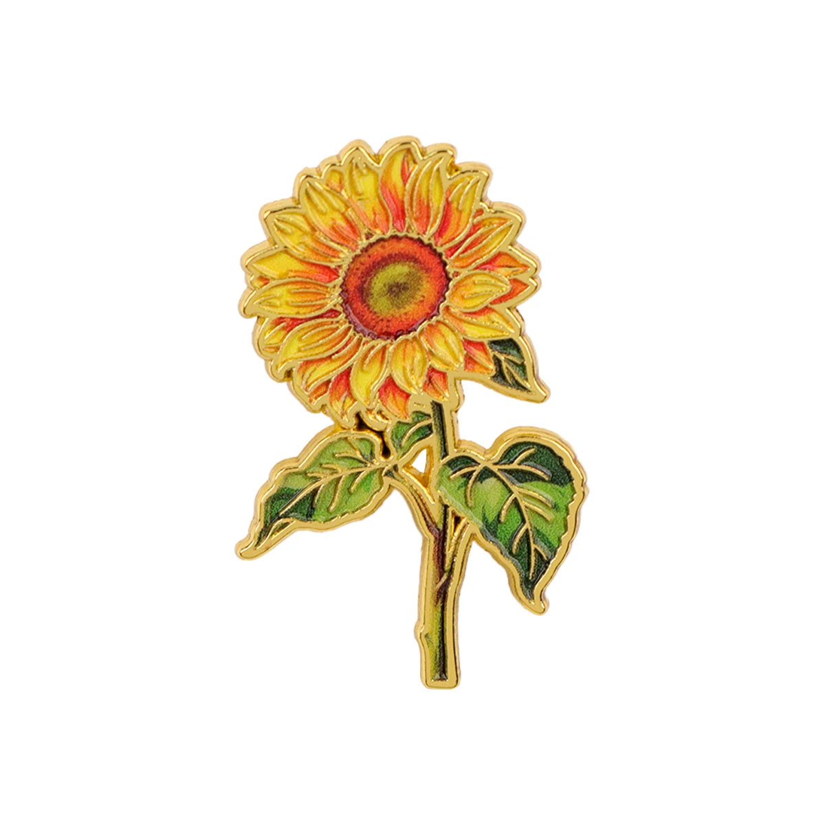 Golden Sunflower Pin