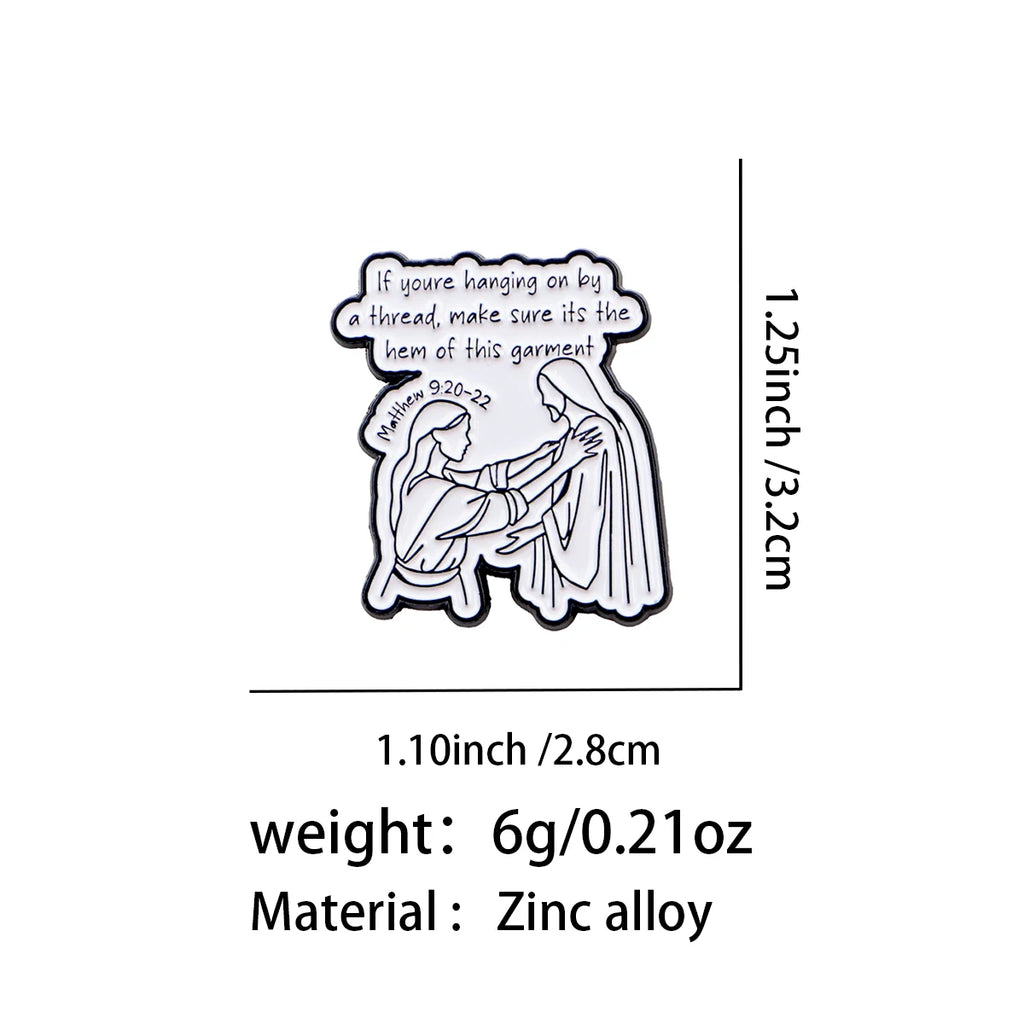 Hanging by a Thread Faith Pin