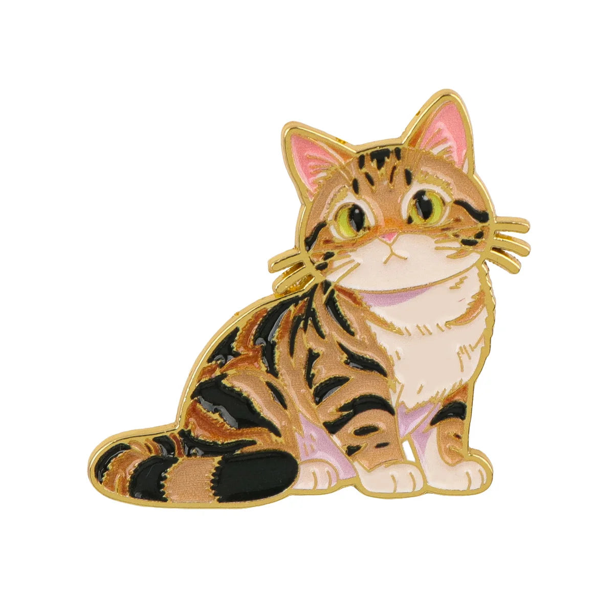 Cute Tabby Cat Pin