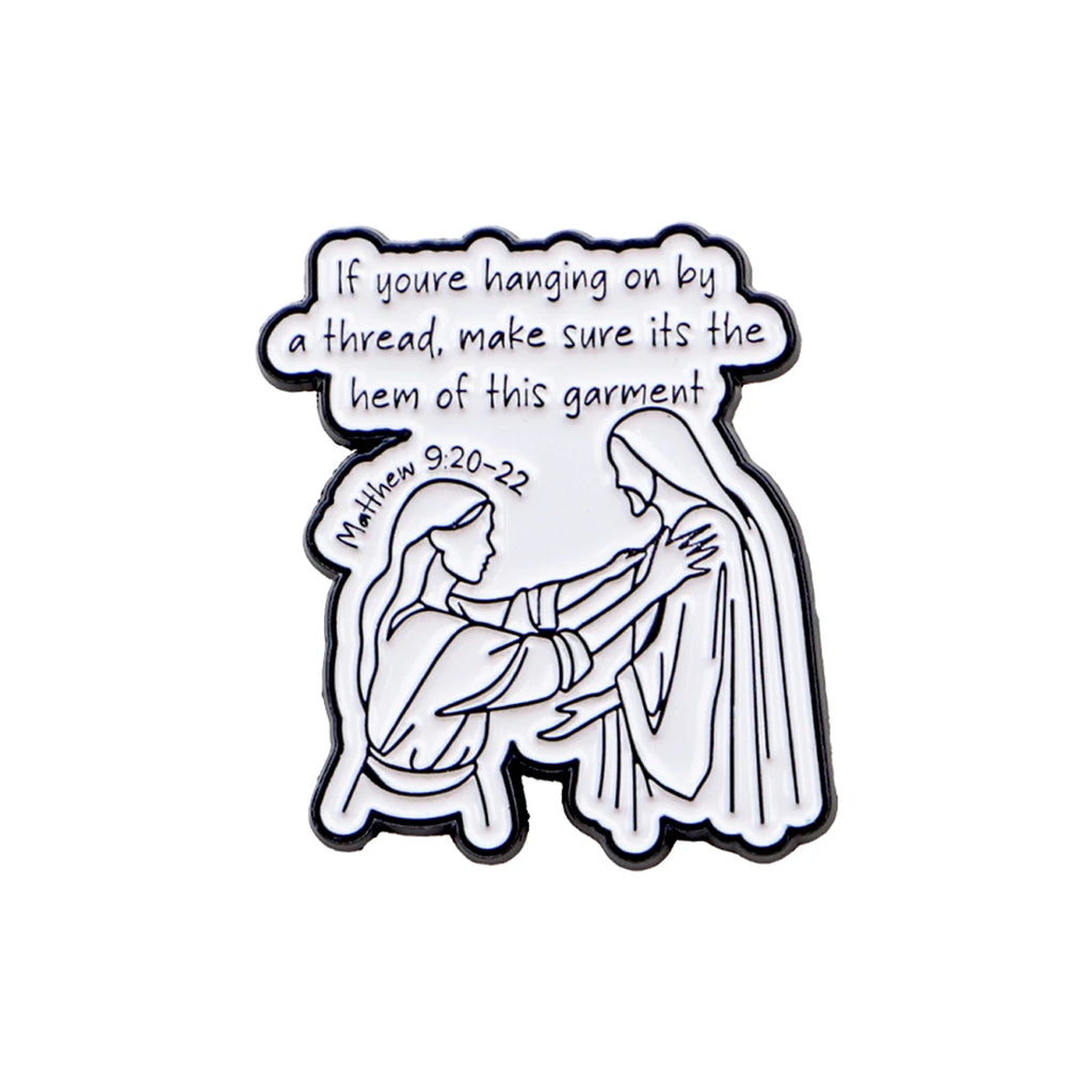 Hanging by a Thread Faith Pin