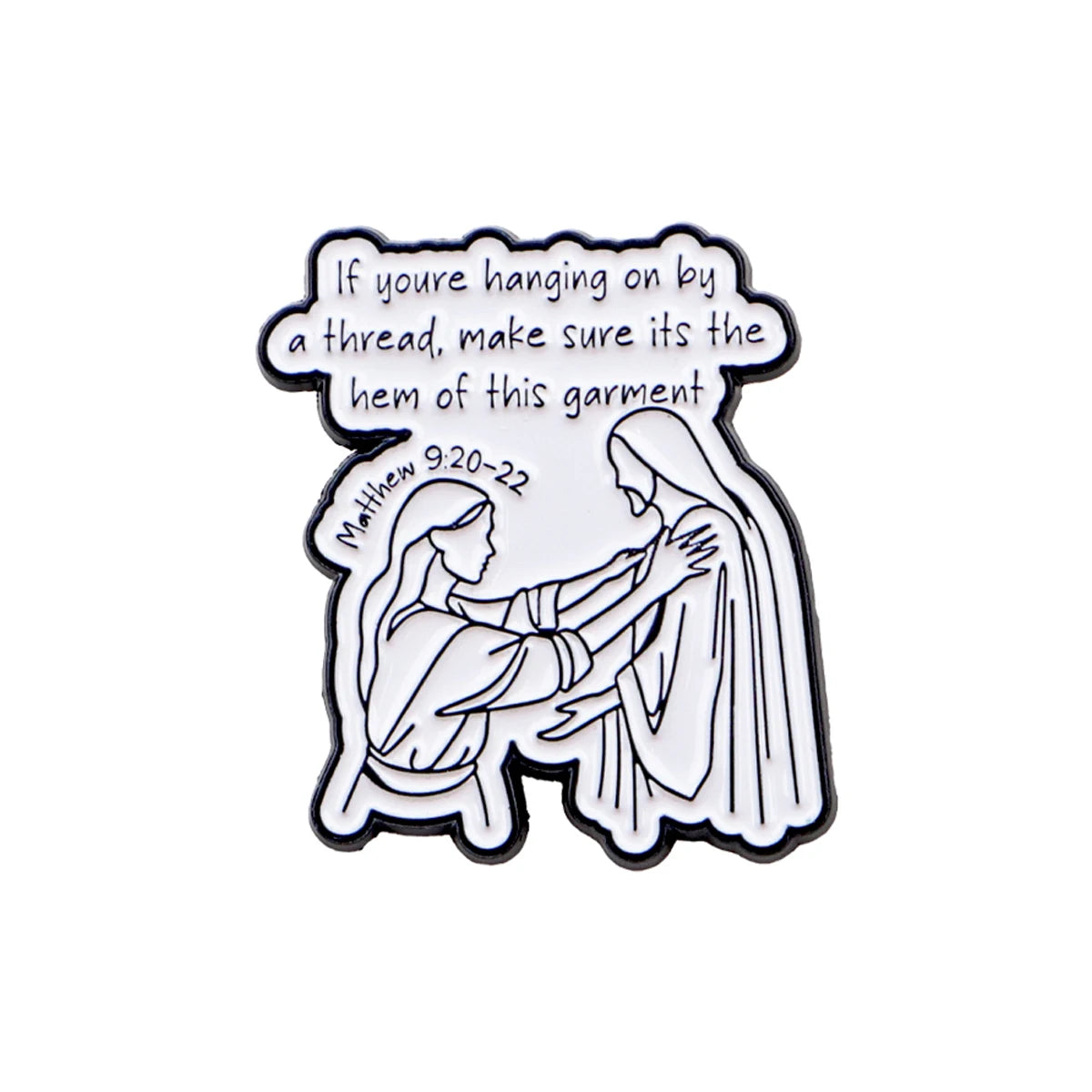 Hanging by a Thread Faith Pin