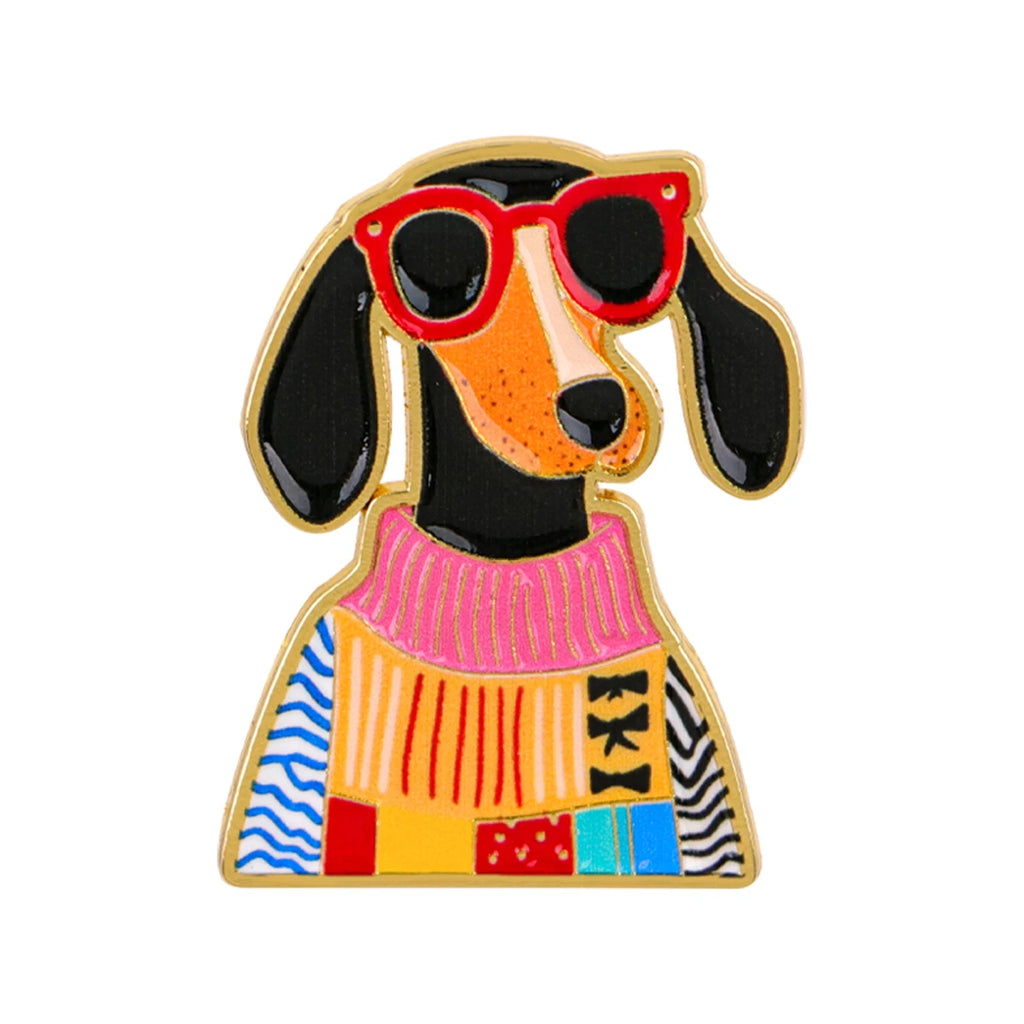 Cool Dachshund Pin