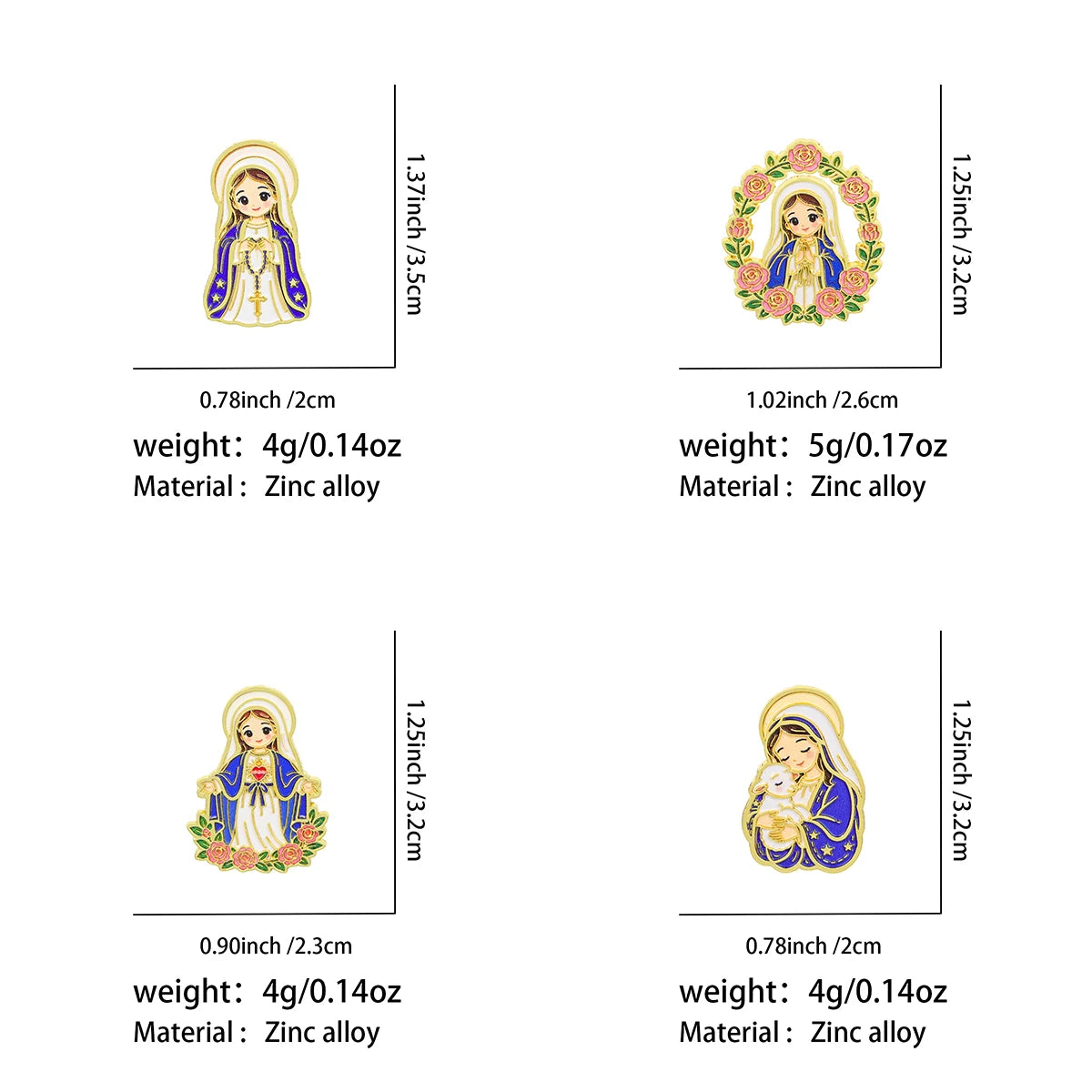 Jesus & Sheep Enamel Pin Cartoon Brooch Pines Lapel Pins Badge on Backpack Clothing Accessories Fashion Jewelry Friends Gifts