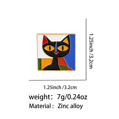 Picasso Black Cat Pin