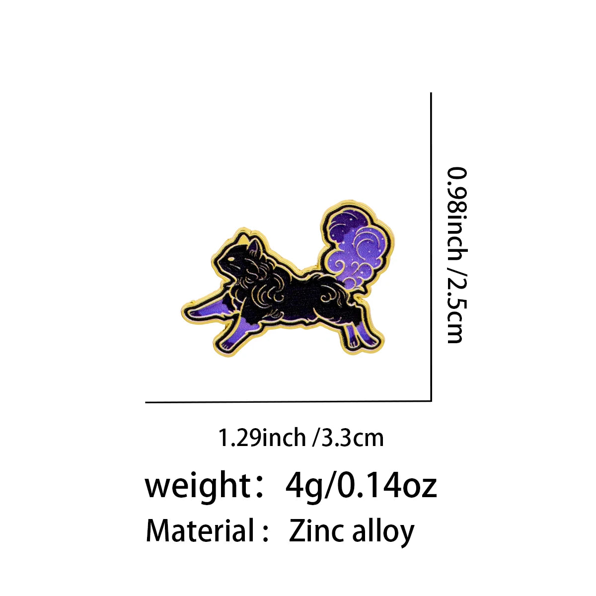 Stardust the Galaxy Cat Pin