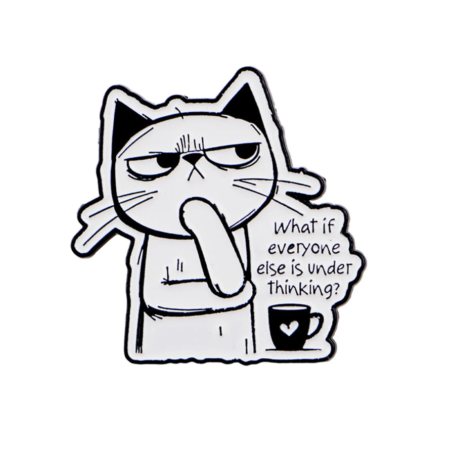 What if everyone else is underthinking? Cat Pin
