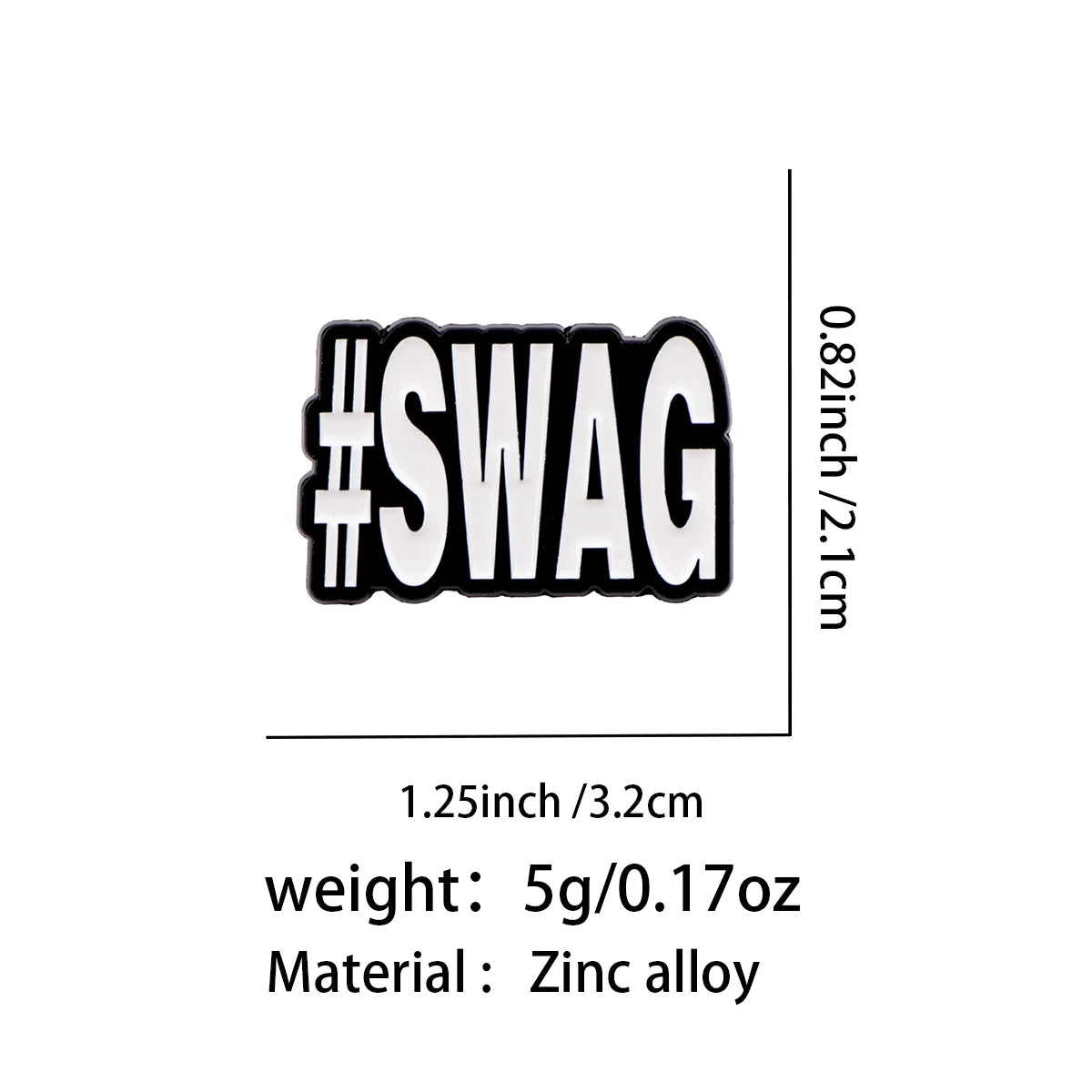 Because I'm Kim and Swag Quote Pins