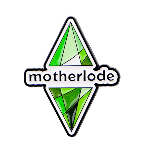 Motherlode Green Plumbob Pin
