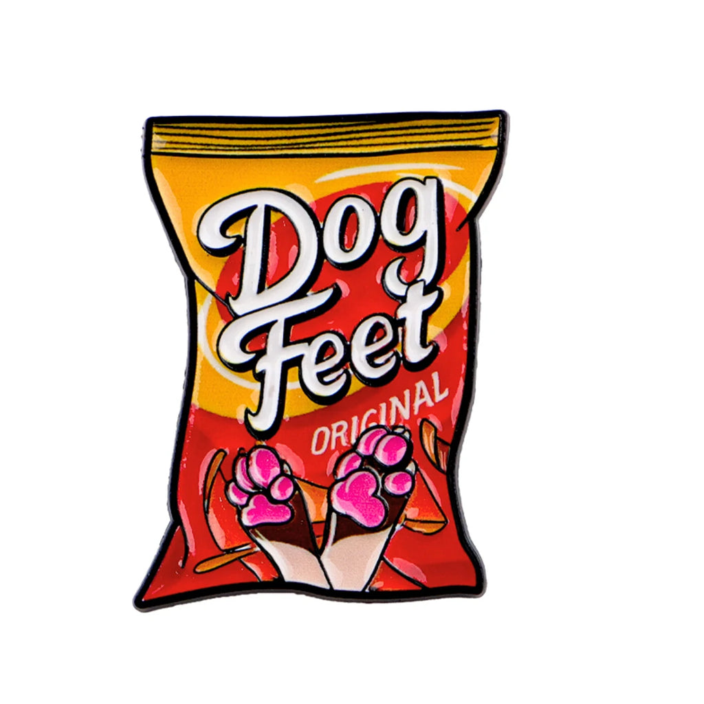 Dog Feet Snack Pin
