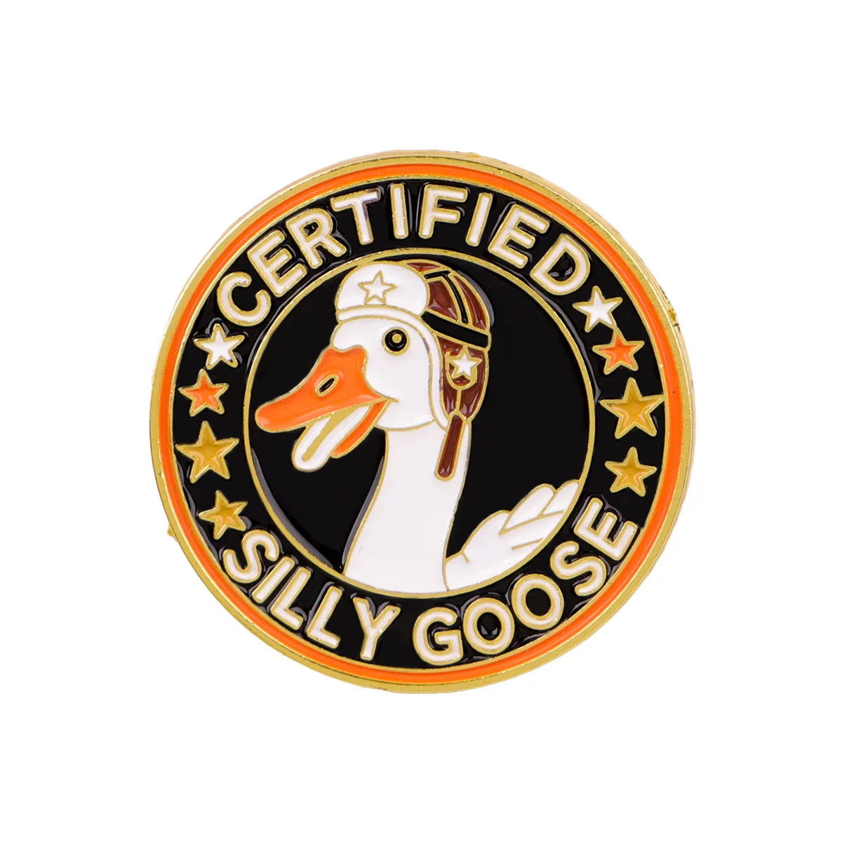 Certified Silly Goose Pin