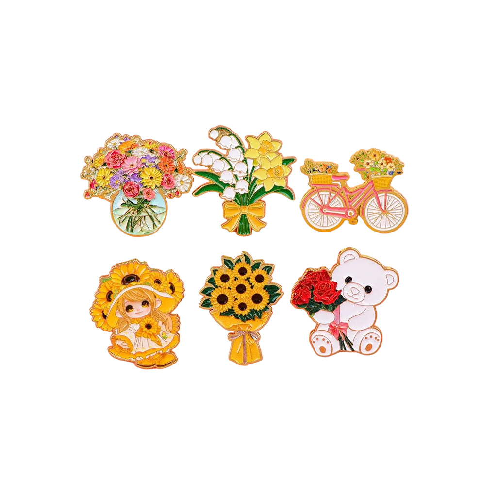 Flowers Theme Pin