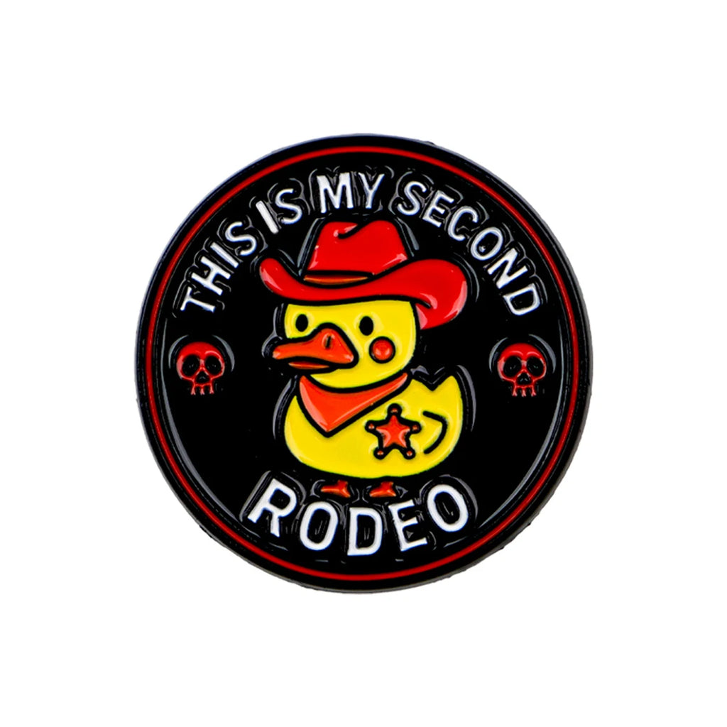 This Is My Second Rodeo Duck Pin